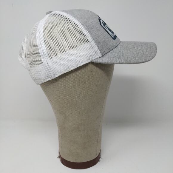 RARE SAMPLE Killik Snapback Mesh Back Hat Embroidered Logo Spell Out Gray White - Picture 6 of 10